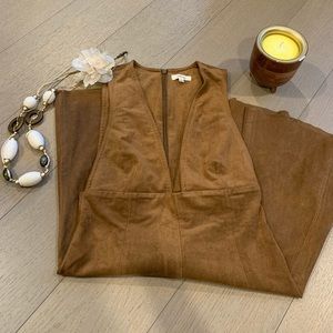 Wilfred brown velvet dress